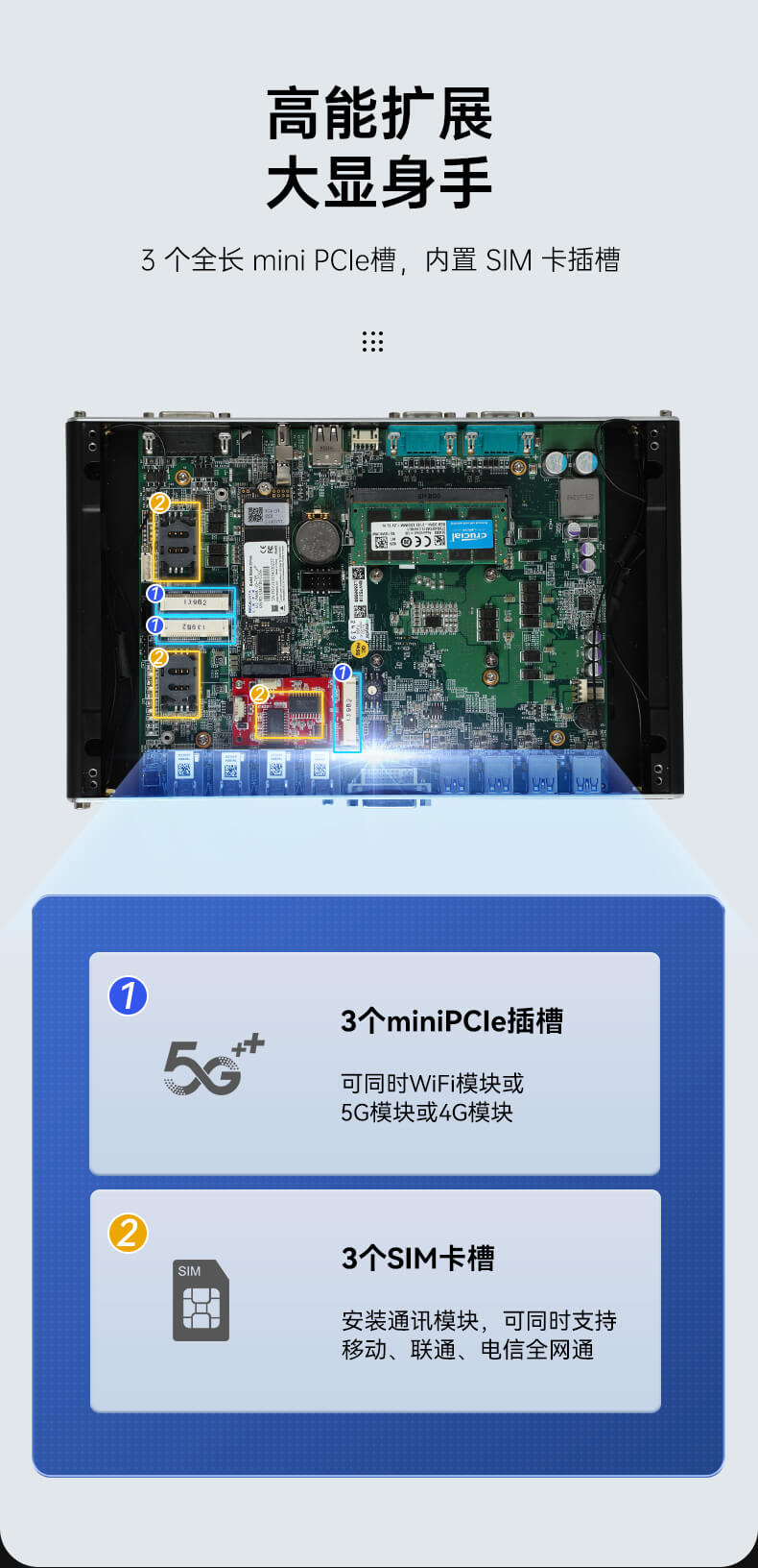 東田無風扇嵌入式工控機,環境監測工業電腦,DT-3004-H310