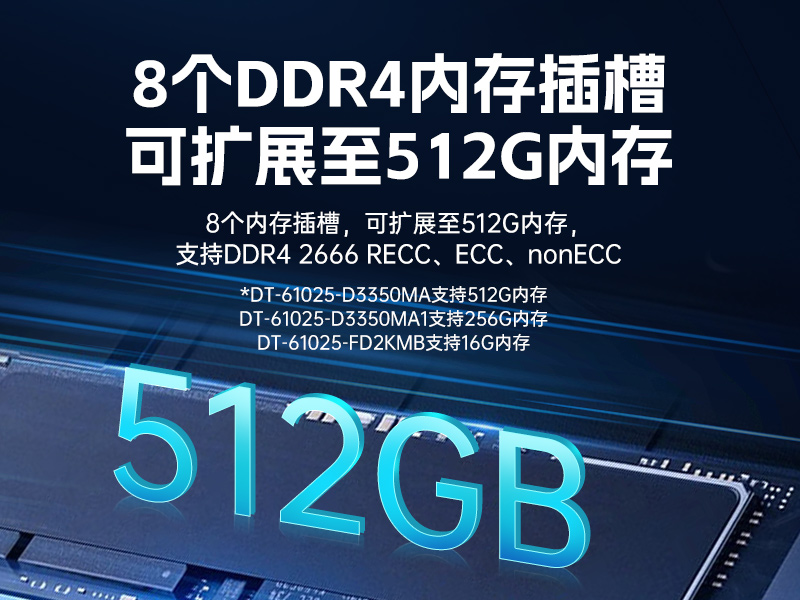 東田國產2U工控機,雙路海光工業服務器,DT-61025-D3350MA