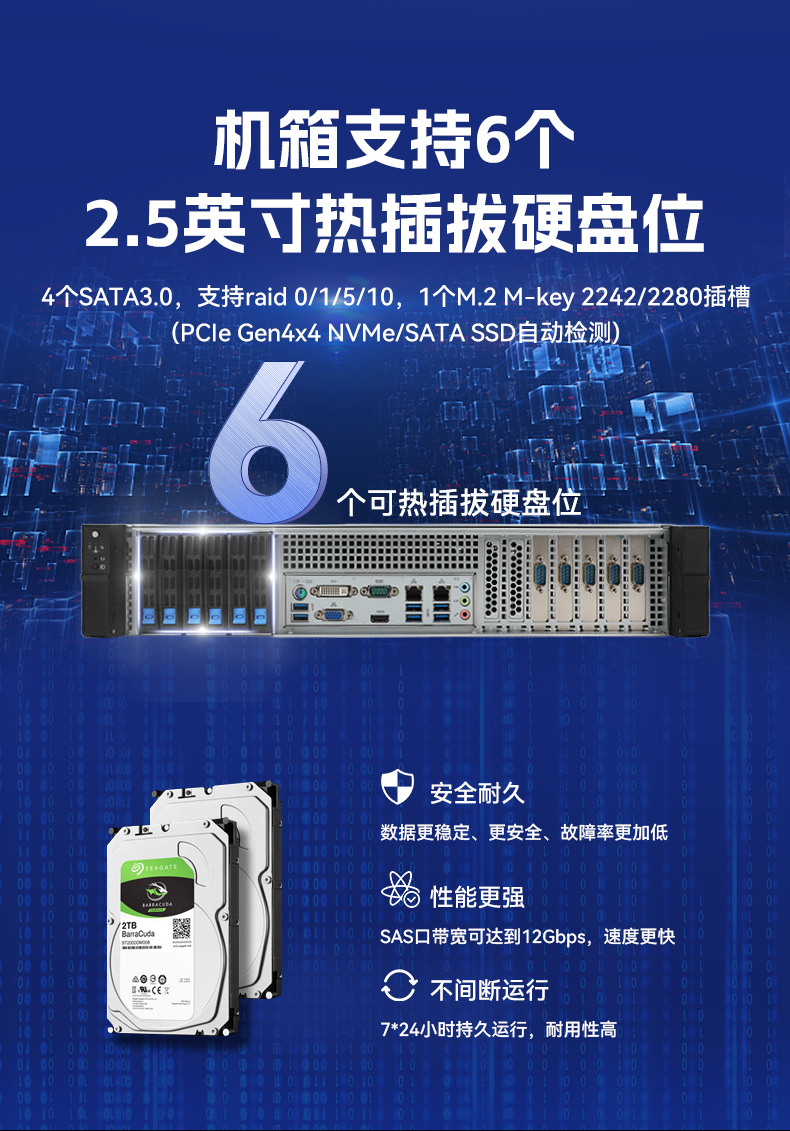 高性能2U工控機,7擴展接口,支持熱插拔硬盤,DT-24306-BQ470MA.jpg