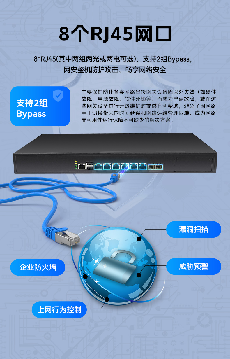 國產化1U多網口工控機,飛騰低功耗網絡安全主機,DT-162-GE2KQ.jpg