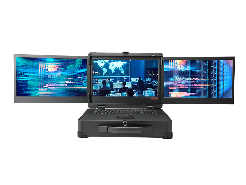 17.3寸三屏便攜加固機,飛騰D2000信創一體機,DTG-3173CU-BD2KMC